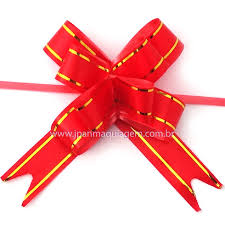 LAÇO FACIL 18MMX34CM VERMELHO C/10  7898542901915