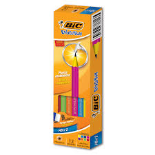 LAPIS PTO BIC EVOLUTION COLORS  C/12