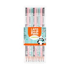 LAPIS PTO LEO E LEO C/BORRACHA PANDA C/727897256220916