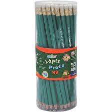 LAPIS PTO LEO E LEO C/BORRACHA VERDE  C/72  7897256239901