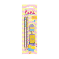 LAPIS PTO LEO E LEO KIT PICOLE (APONT/BORRACHA/2 LAPIS) 7897256221807