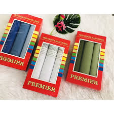 LENÇO HOM PREMIER  CX C/03  7891621000448