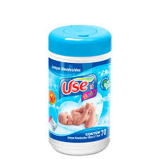 LENÇO UMEDECIDO USE IT AZUL  C/70  7898909332178