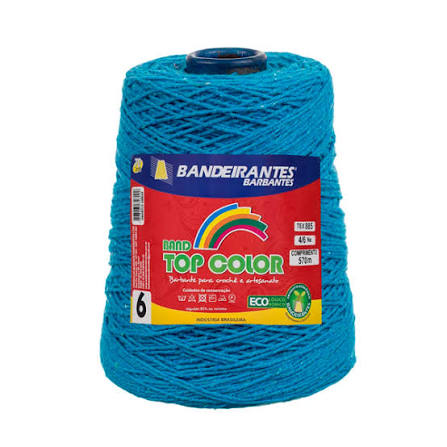 LINHA BARBANTE AZUL 6 FIOS 570M BANDEIRANTES