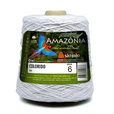 LINHA BARBANTE BRANCO 6 FIOS SÃO JOÃO