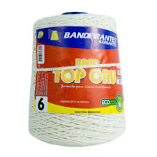 LINHA BARBANTE CRU 6 FIOS 671M BANDEIRANTES