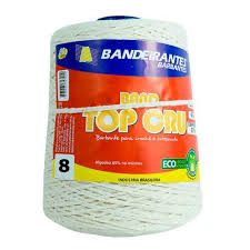 LINHA BARBANTE CRU 8 FIOS 503M BANDEIRANTES