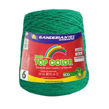 LINHA BARBANTE VERDE BANDEIRA 6 FIOS 570M BANDEIRANTES