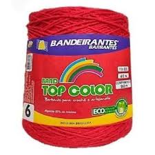 LINHA BARBANTE VERMELHO 6 FIOS 570M BAND 7898265744028