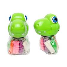 MASSA MODELAR DINO 12 CORES+5 MOLDES  LEO E LEO  7897256225386