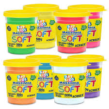 MASSA MODELAR POTE 500G SOFT ACRILEX  7891153073088