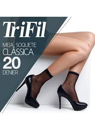 MEIA MUL FINA SOQUETE TRIFIL PL-PT