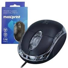 MOUSE MAXPRINT COM FIO CLASSIC  7897975014254