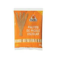 PALITO DE SORVETE REDONDO ESTILO  C/100  7896187800730
