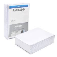 PAPEL ALMAÇO C/PAUTA JANDAIA C/400FLS  0000000001953