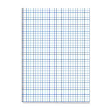 PAPEL ALMAÇO XADREZ 7MMX7MM CREDEAL  C/400FLS 7891253240588