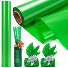 PAPEL CELOFANE PP 80X80 VERDE C/50F