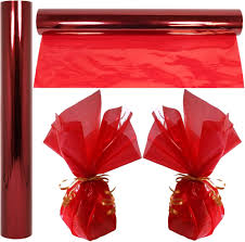 PAPEL CELOFANE PP 80X80 VERMELHO C/50F  7899014939771