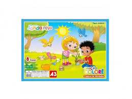 PAPEL CRIATIVO A-3 BLOCO JANDAIA C/32FLS  7894494654954