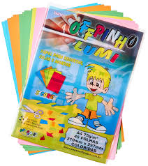 PAPEL CRIATIVO A-4 OFF PAPER 75G C/45FLS  7898306087428