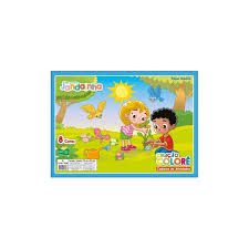 PAPEL CRIATIVO BLOCO 325X235 JANDAIA 120G C/32FLS  7894494464508