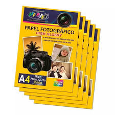 PAPEL FOTO A-4 180G C/50F OFF PAPER  7898306081327