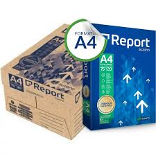 PAPEL SULFITE A-4 75G  REPORT  CX C/5000F  7891191004129
