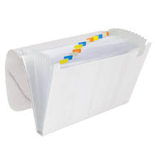 PASTA SANFONA A-4 PP C/12 DIVISOES