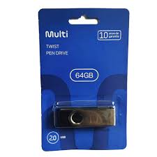 PEN DRIVE 64GB MULTILASER