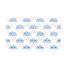 PLASTICO ADESIVO ESTAMPADO CHUVA DE AMOR 45X10M