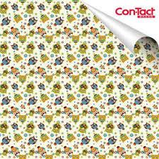 PLASTICO ADESIVO ESTAMPADO CORUJINHA  45X10M