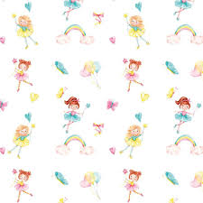 PLASTICO ADESIVO ESTAMPADO FADINHAS 45X10M