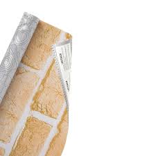 PLASTICO ADESIVO ESTAMPADO TIJOLO 45X10M  7898078761717