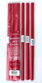 PLASTICO ENCAPAR 2M LISO VERMELHO  PLASVIPEL  7898130548010