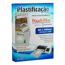 PLASTICO PARA PLASTIFICADORA RG 080X110  125MICRAS C/100