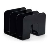 PORTA REVISTA/LIVROS ACRILICO PRETO/TRANS. WALEU