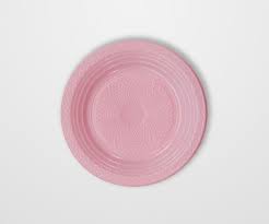 PRATO PLASTICO BOLO ROSA 15 CM  C/10  7898923193045
