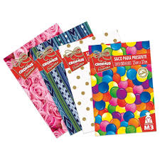 SACO PRESENTE METALIZADO 25X35 C/50  0000000095542
