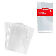 SACO TRANSPARENTE DECORADO 15X29 C/50
