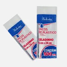 SAQUINHO P/GELADINHO C/100  FESTCOLOR  7899348525909
