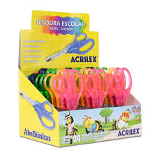 TESOURA ESCOLAR ACRILEX  C/24  7891153095998