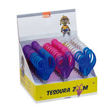 TESOURA ESCOLAR BRW ZOOM C/30