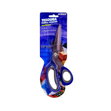 TESOURA USO GERAL ACRILEX 20CM AZUL  7891153067162