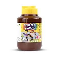 TINTA GUACHE 250 ML MARROM ACRILEX  7891153020211