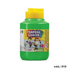 TINTA GUACHE 250 ML VERDE FOLHA ACRILEX  7891153020167