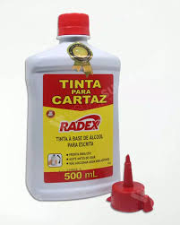 TINTA P/CARTAZ  500 ML VERMELHO RADEX  7897254109510
