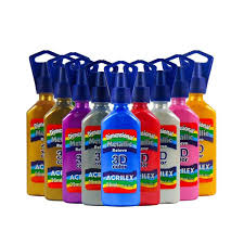 TINTA TECIDO DIMENSIONAL 3D RELEVO 35ML   ACRILEX