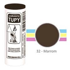 TINTA TUPY TINGIR ROUPA MARROM  7897568400327