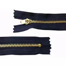 ZIPER METAL IMPORTADO 18 CM PRETO C/10  7891446051823