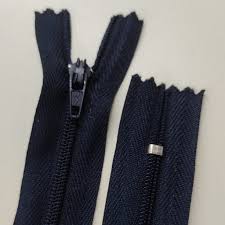 ZIPER NYLON IMPORTADO 18 CM  AZUL MARINHO  C/10  0000000018113